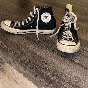Converse Black and White High-Tops